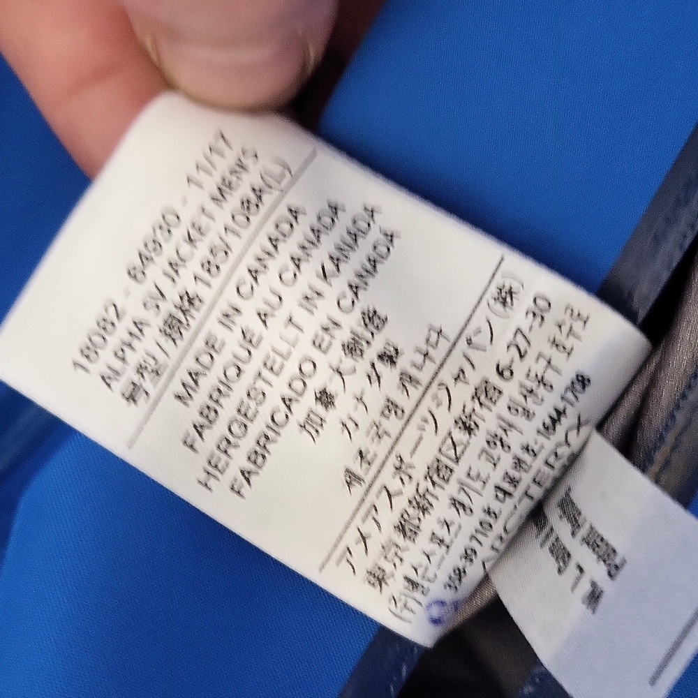 Arc'teryx Alpha Sv Mens Large - Picture 16 of 16